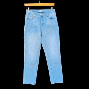 Celebrity Pink Blue Straight Leg Jeans Size 3/26